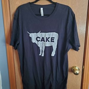 6/$20 BEEF cake T Shirt size xtra Large